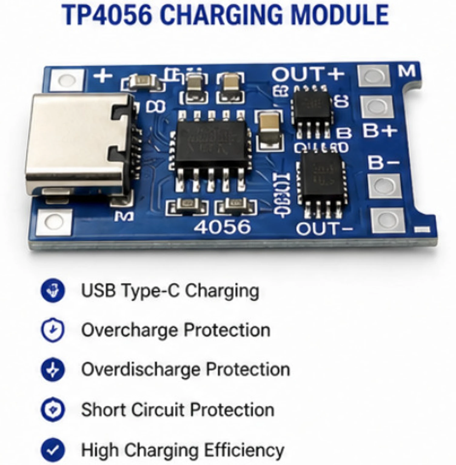 AARL 18650 Lithium Battery Kit with Charging Module Educational E